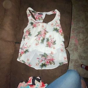 Ambiance delicate floral top